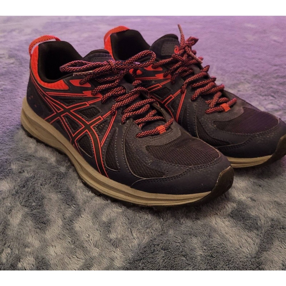ASICS Frequent Trail Running Shoes Women's Size 9.5 Blue Pink Hike Outdoor